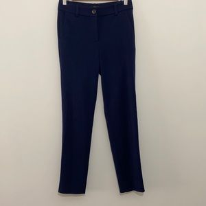 J.Crew Slim Ankle 0 Navy Pants